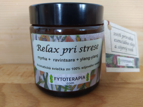 Aromatická sviečka Relax pri strese